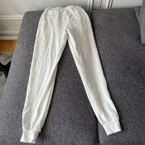 Women's white sweatpants - Picture 5 of 6
